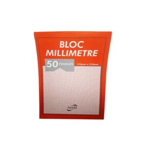 Papier millimétré 210x310mm 80g- 50 feuilles
