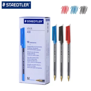 Boite de 10 stylos à bille Staedtler Stick 430 M