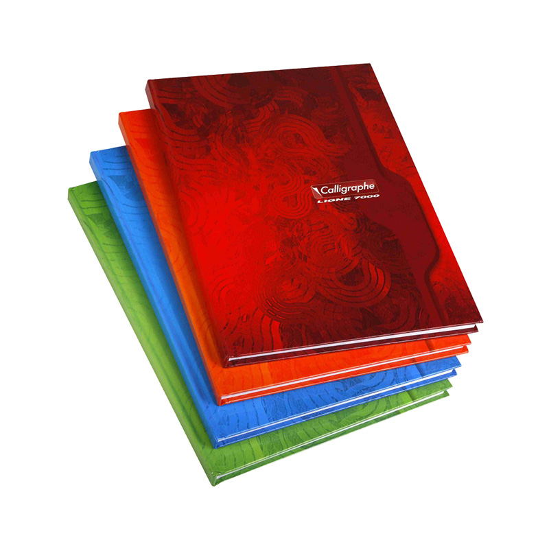 Cahier dur A4 300p-couverture rigide coloris aléatoire – Image 2