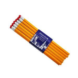 12 Crayons à papier avec gomme