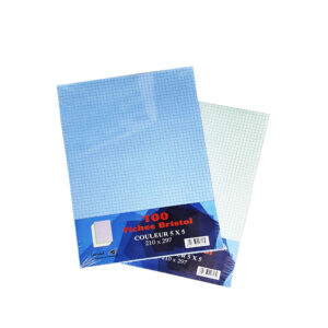 Fiches-bristol Pack-de-100-couleur-5x5-A4