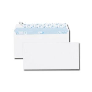 Paquet De 25 Enveloppes Blanches GPV 110 x 220 mm 80gr - Blanc