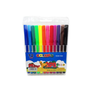12 feutres de coloriage petit bout-coloris assortis