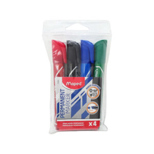 Marqueurs permanents Pochette de 4