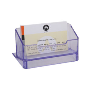 Porte carte de visite transparent