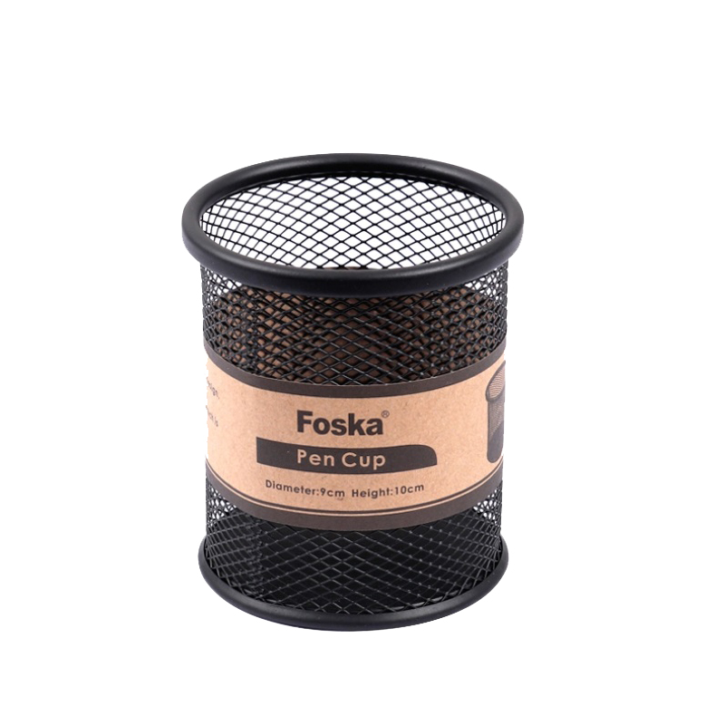 Pot à crayons en métal ajouré