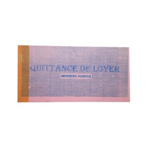 Carnet de quittances de loyer