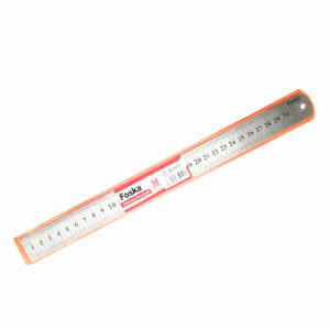 Règle plate métallique 30 cm