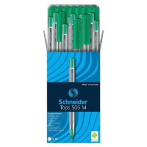 Stylos Schneider vert Bte/50