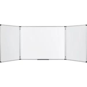 Tableau blanc triptyque émaillé 300x90cm Dakar